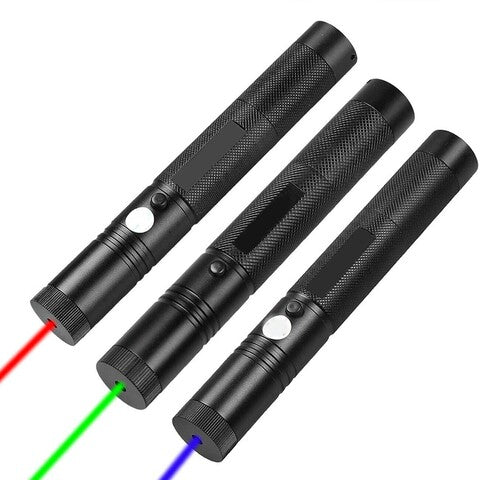 Rechargeable outdoor laser pointer for exploration, stargazing & pointing. Durable design for camping & presentations.
