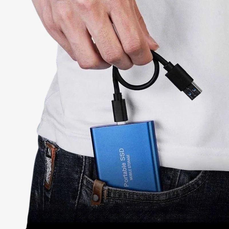 Large capacity 16TB portable SSD for Mac & PC. Ideal for high-speed external data backup.