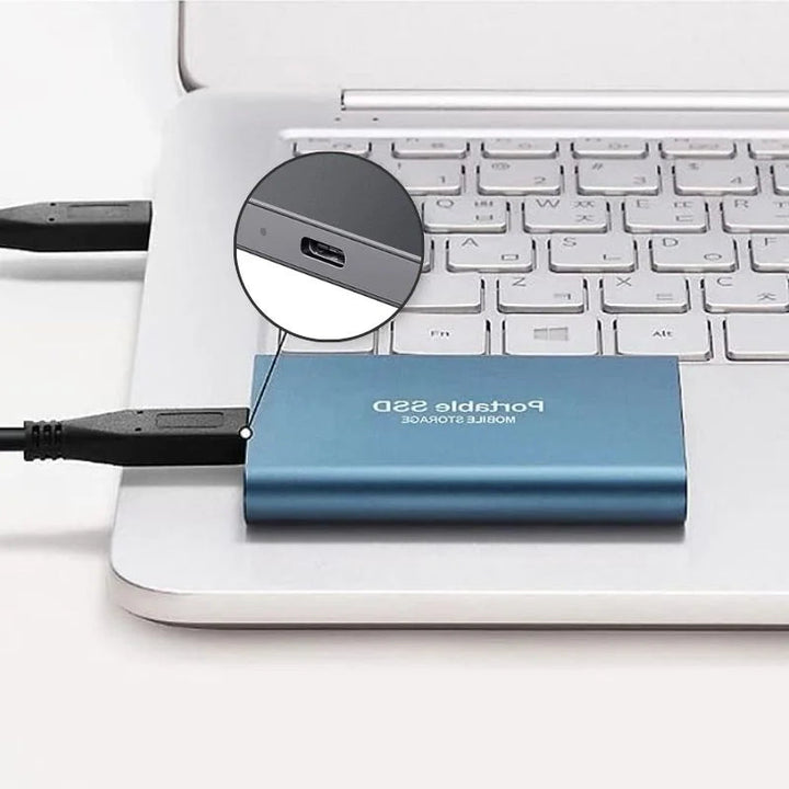 Blazing fast external SSD (1TB-16TB) for Mac & PC. Perfect for rapid data transfer and storage.