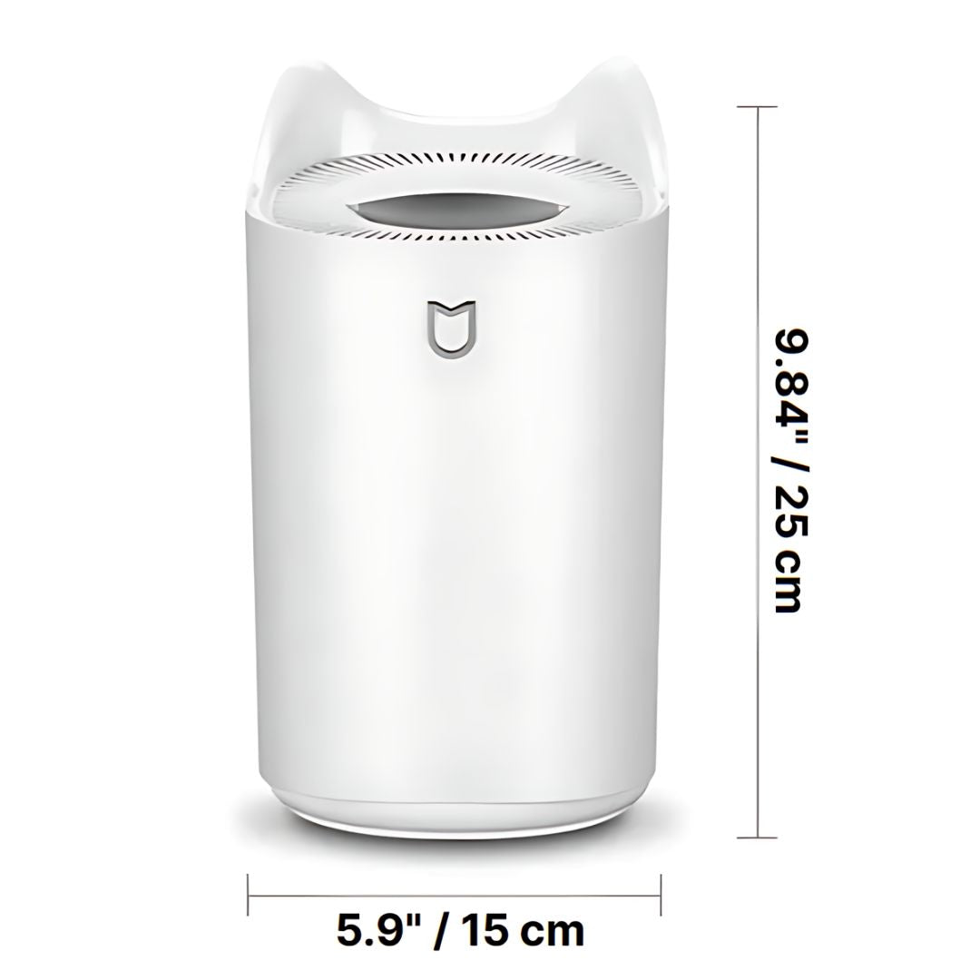 Modern ultrasonic humidifier providing essential home comfort & dry air relief, enhancing air quality.