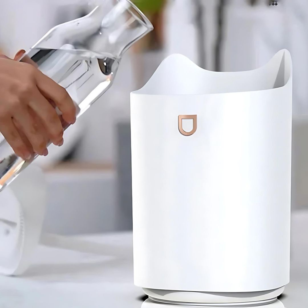 Quiet ultrasonic humidifier, perfect for bedroom or living room, ensuring healthy air and wellness.