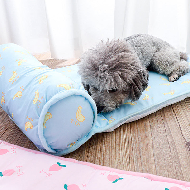 Premium ice silk cooling mat, ideal pet accessory for summer dog & cat comfort.
