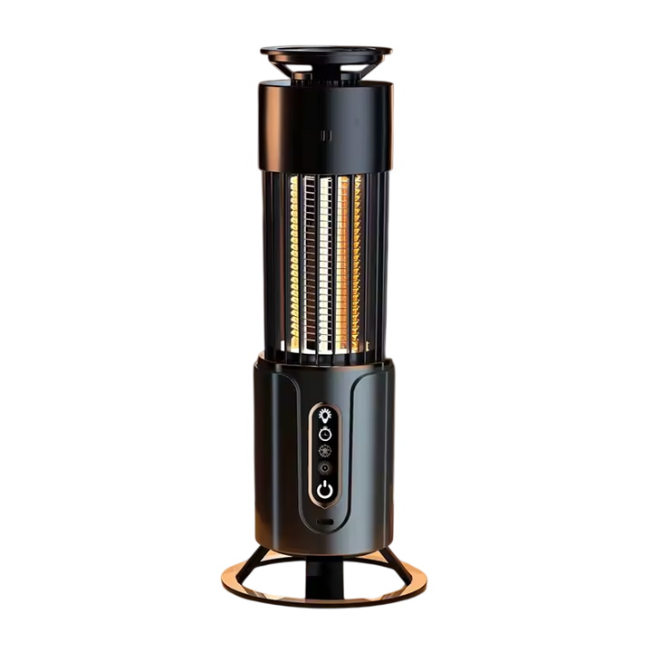 Indoor electric UV insect trap with purple light, designed for effective mosquito & bug control in home environments.