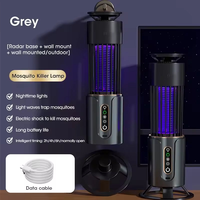 Keep your home pest-free with this chemical-free indoor electric UV insect trap, acting as a discreet bug zapper.