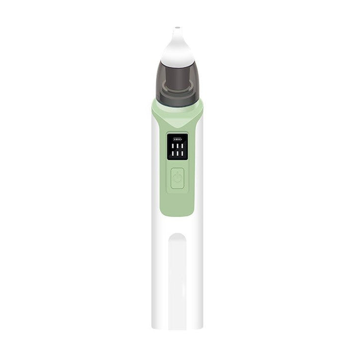 Gentle electric nasal aspirator providing congestion relief for infants. A quiet baby care essential for newborn health.