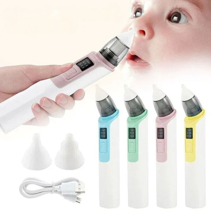 Baby electric nasal aspirator: a portable, quiet solution for infant congestion relief & newborn care essentials.