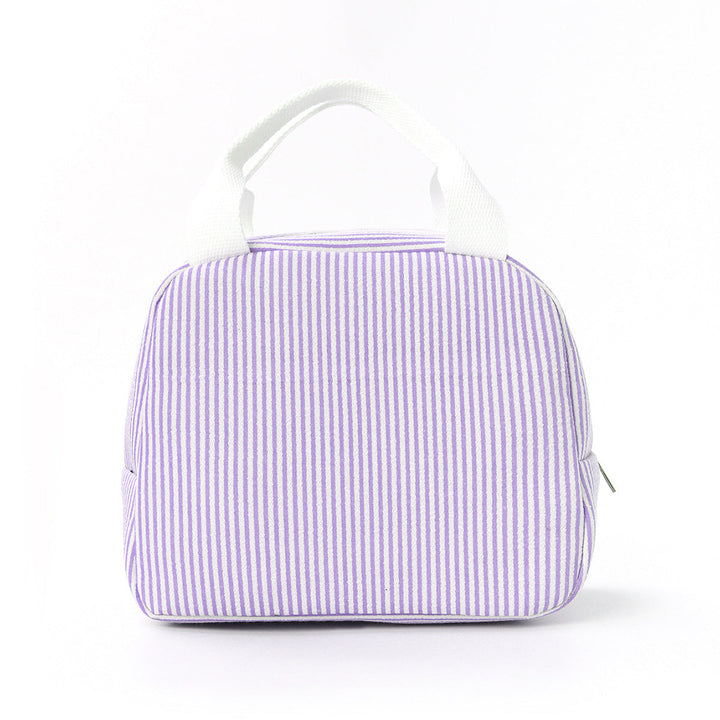 Eco-friendly insulated meal prep bag ensures your food stays fresh and safe from morning till lunch.