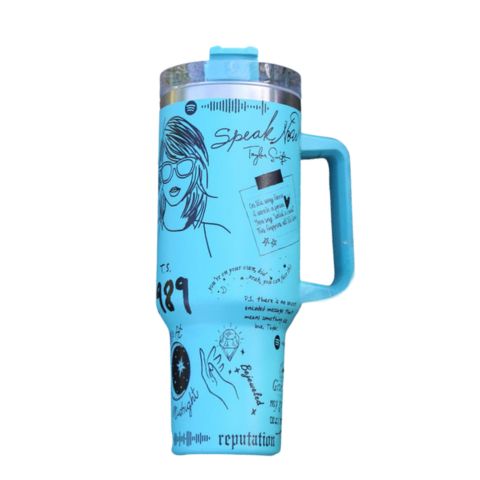 Portable stainless steel tumbler, vacuum insulated for optimal hot/cold temperature retention.