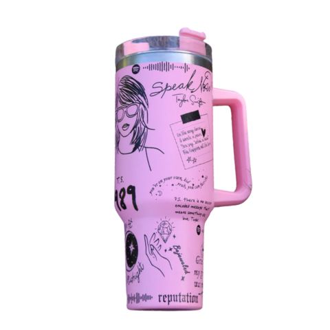 Stainless steel insulated coffee tumbler. Eco-friendly reusable drinkware for your daily brew.