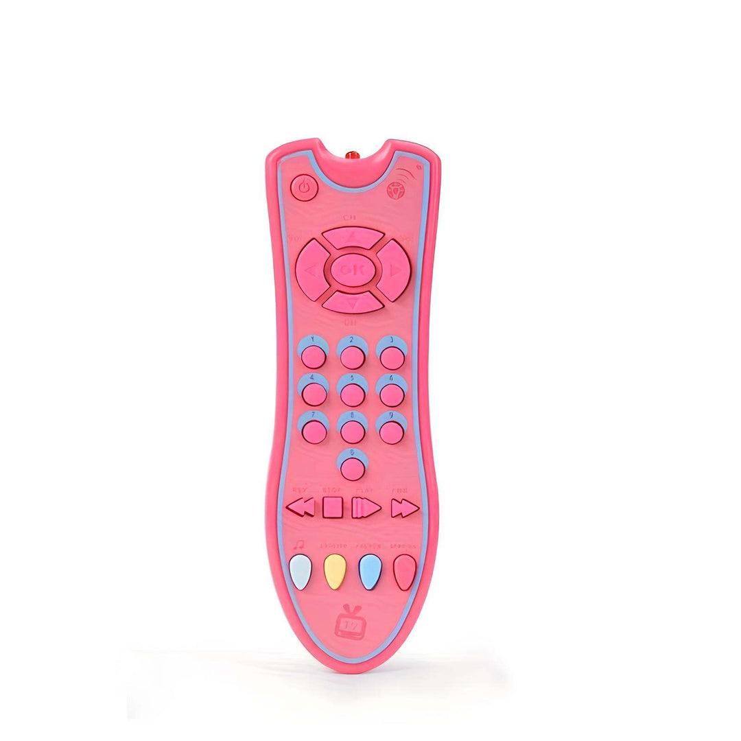Kids' educational music remote control toy. Engages babies & toddlers in interactive learning & sensory play.