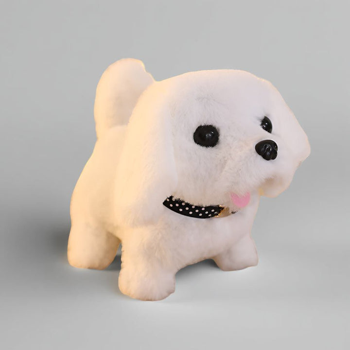 Unisex kids' robotic pet puppy with interactive features & realistic sounds. Engaging electronic toy gift.