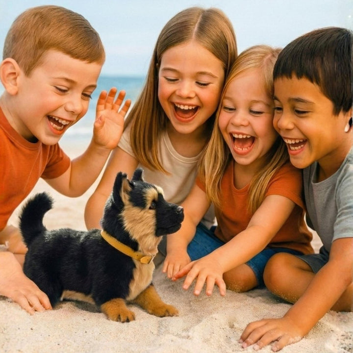 This companion interactive robot puppy offers endless playful fun, a fantastic realistic children's toy.