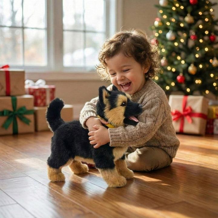 Educational and fun interactive robot puppy, designed with realistic movements for kids' imaginative play.
