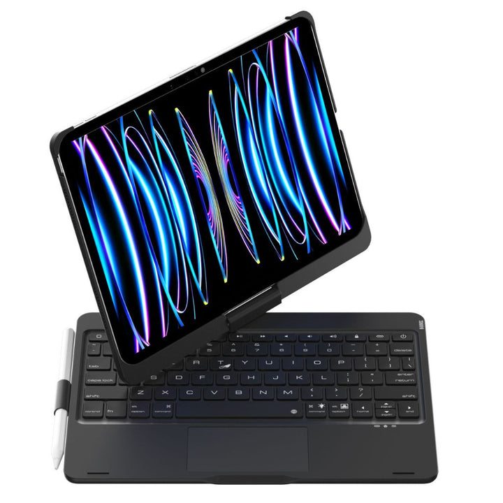 Durable iPad keyboard case offering backlit keys, precision trackpad, and all-around protection.