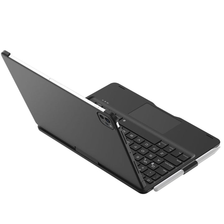 Ergonomic iPad keyboard case with comfortable backlit keys & a sensitive precision trackpad.