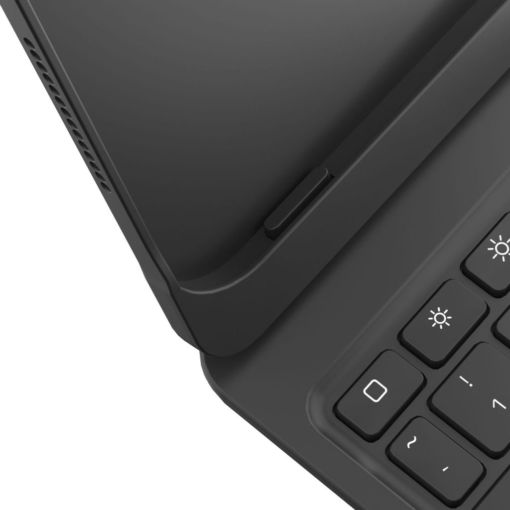 Premium iPad keyboard case: backlit keys, precision trackpad, and superior tablet protection.