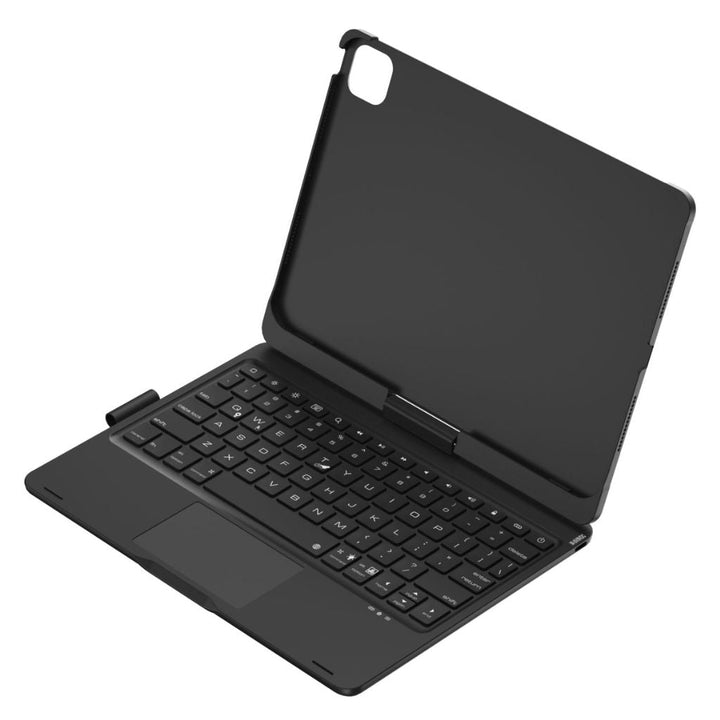 Ultra-thin iPad keyboard case with vibrant backlit keys & a responsive, accurate trackpad.