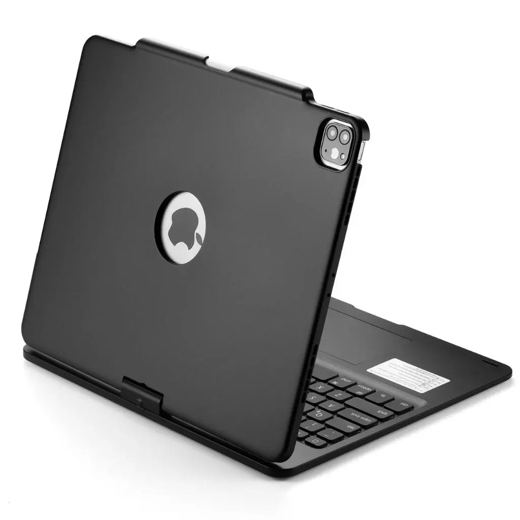 Multi-functional iPad keyboard case with backlit keys, precision trackpad, & sturdy design.