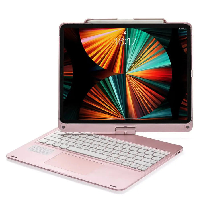 Stylish iPad accessory: backlit keyboard case with a responsive precision trackpad & slim design.