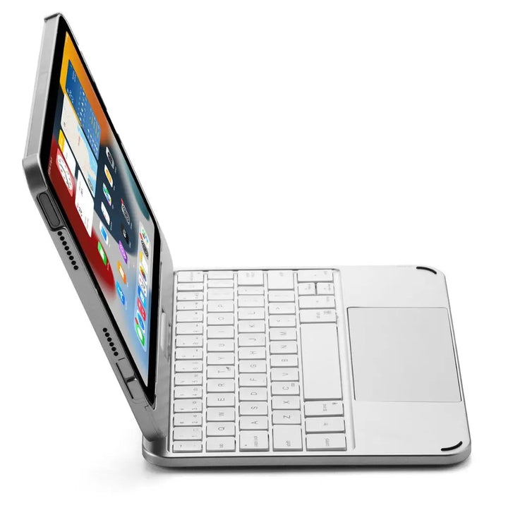 Essential iPad accessory for work: backlit keyboard case with a smooth precision trackpad.