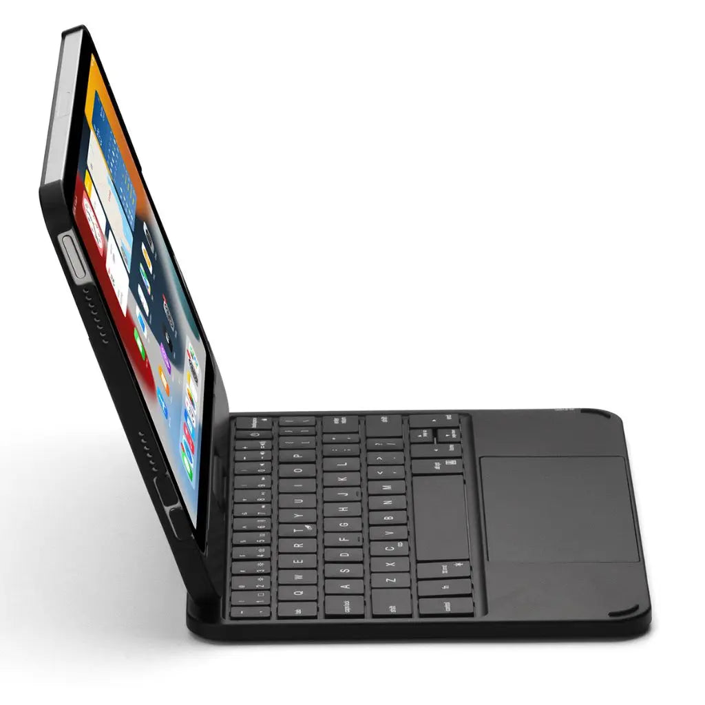 Durable iPad protective case with backlit keyboard & a responsive precision trackpad.