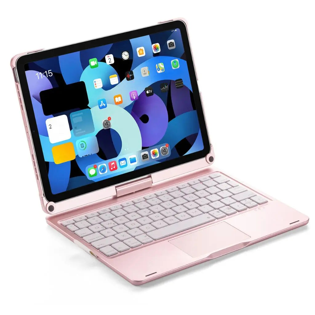 Experience seamless navigation with this iPad keyboard case, backlit keys & precision trackpad.
