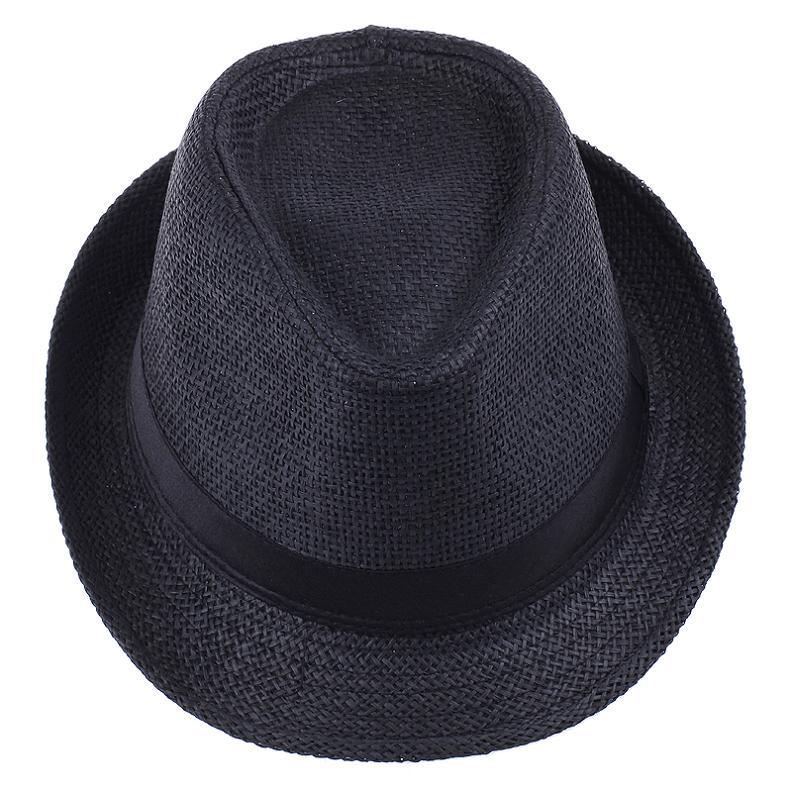 Beige classic lightweight trilby summer hat, unisex fashion accessory for travel & outdoor sun protection.
