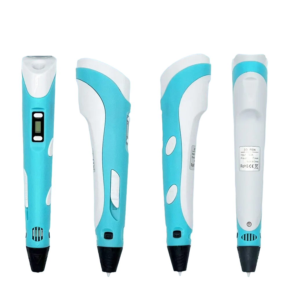 Innovative kids' 3D drawing pen with LCD screen for precise creative art. Educational filament pen for children's craft.