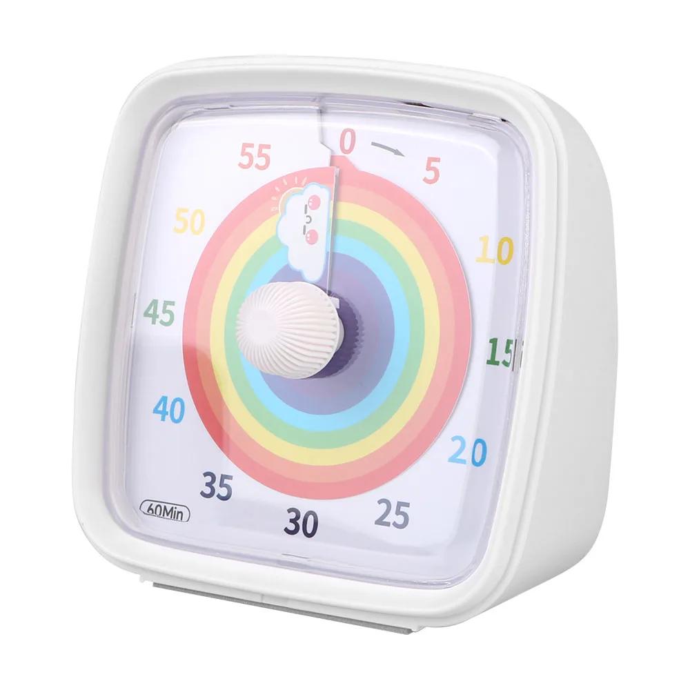 Kids 60-minute visual timer for focus & time management. Ideal silent learning tool for classroom & home school.