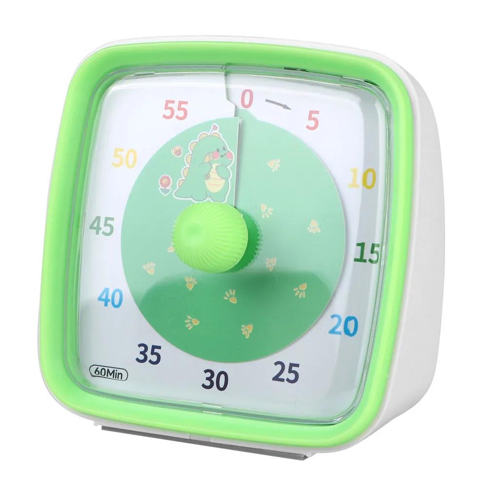 Colorful visual time tracker, a 60-minute silent timer, aiding kids' focus & time management for daily routines.