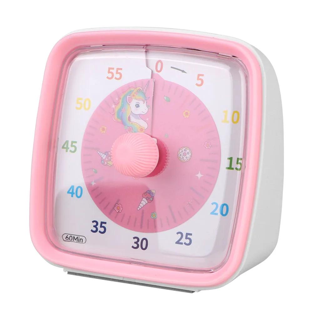 Bright visual 60-minute silent timer, a focus aid for children in classroom, home school, or daily routines.