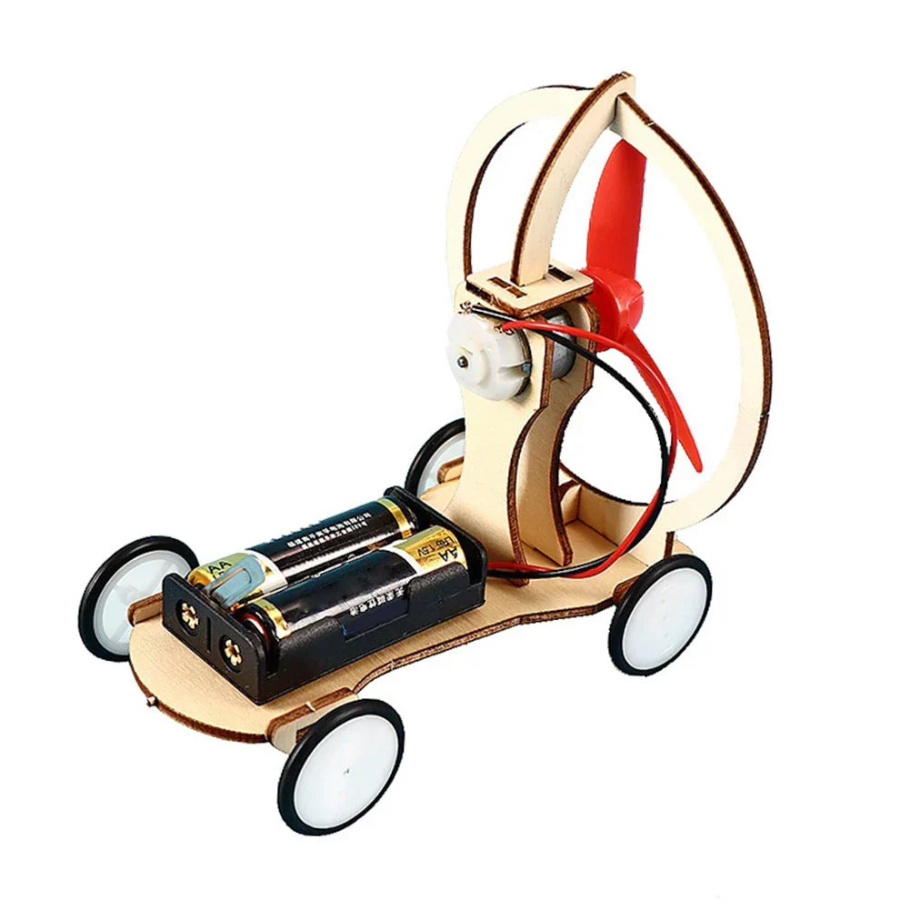 Building a wooden electric toy boat: a fun and educational STEM project for kids.