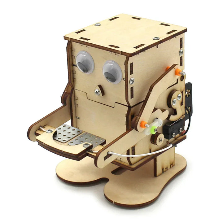 Kids' STEM wooden DIY electric boat kit, fostering science & engineering skills. Great learning.