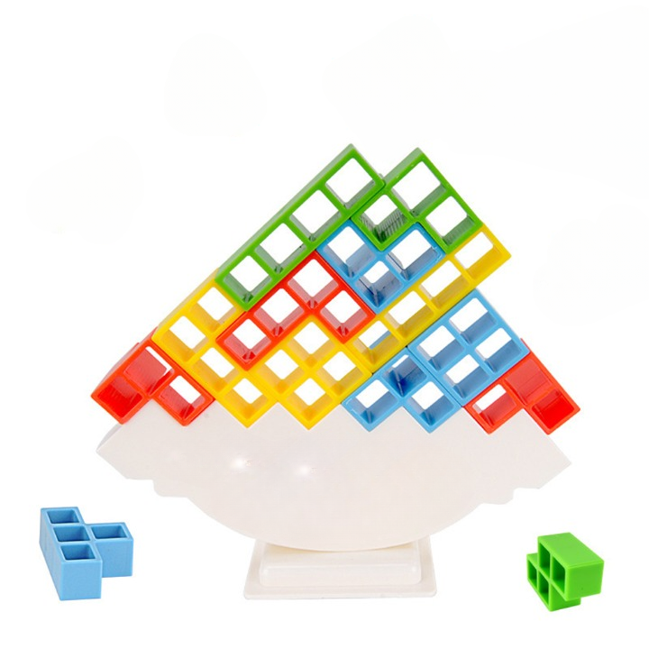Kids' Balance Stacking Game, an educational toy developing fine motor skills & cognitive abilities for children.