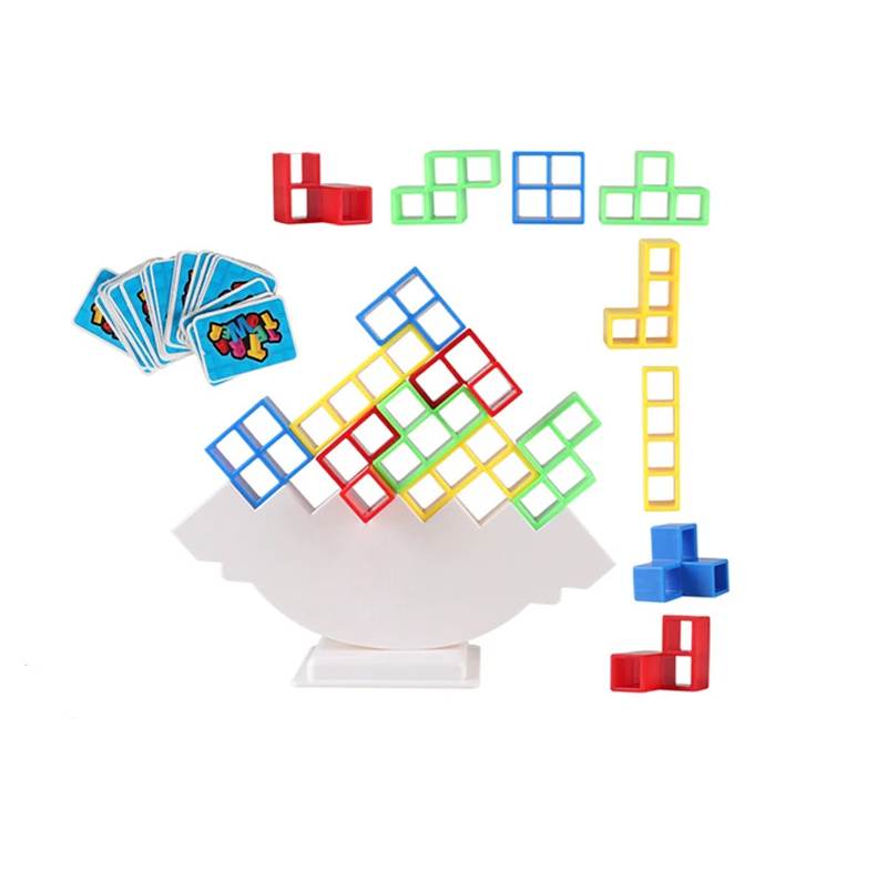 Children's balance stacking game, a learning toy that boosts cognitive skills, fine motor development & creative play.