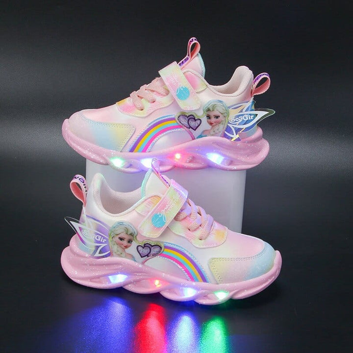 Children's trainers: GlowStride LED light-up sneakers, durable & comfortable active wear.