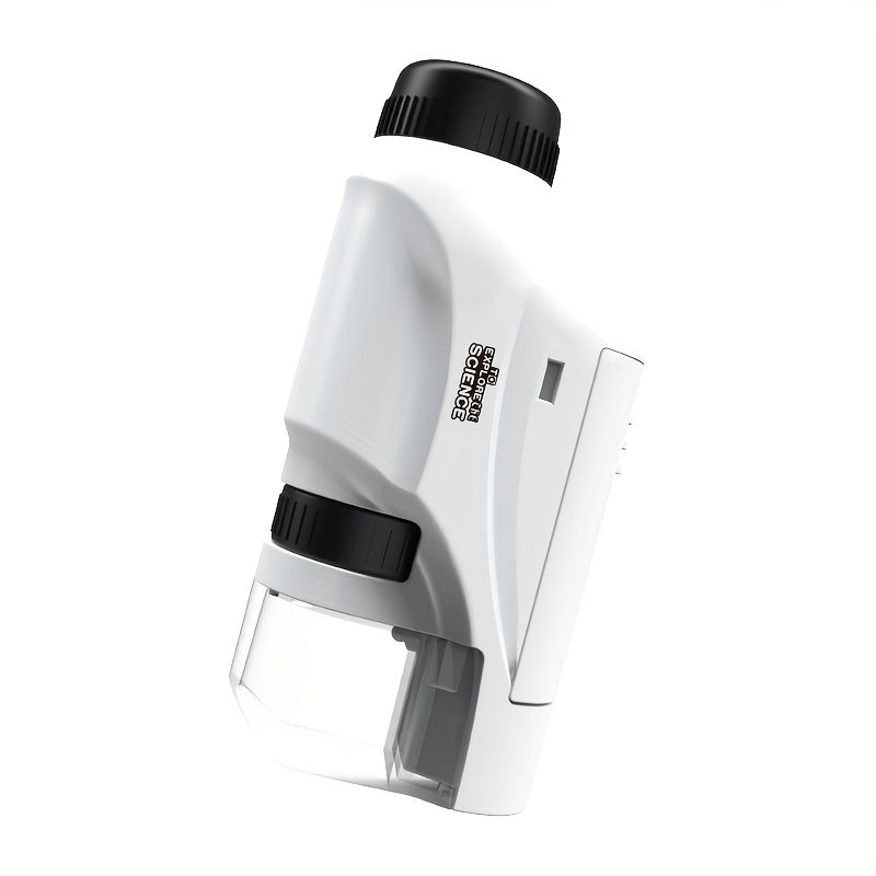 Kids' portable zoom microscope for STEM discovery. Educational science kit for children's learning & outdoor exploration.