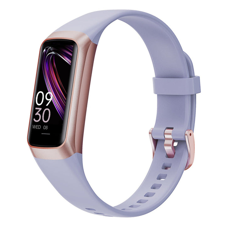 Colorful kids' smart fitness tracker watch. Monitors steps, heart rate, and sleep, promoting children's active lifestyle.