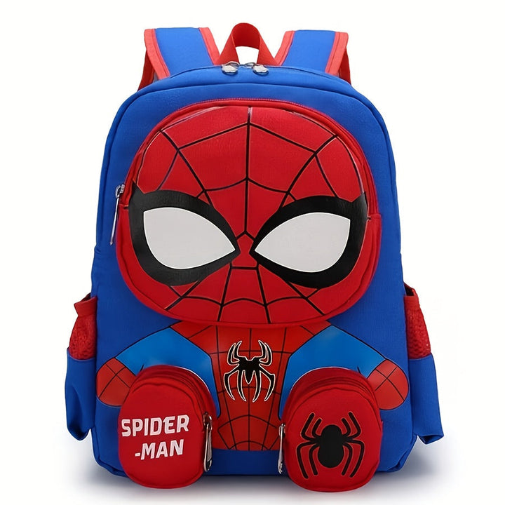 Young boys' Spider-Man 3D school backpack. Large, durable character bag for everyday adventures.