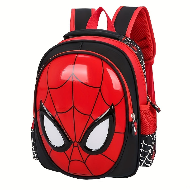 Kids' Spider-Man hero-themed backpack for school, featuring vibrant design and spacious compartments.