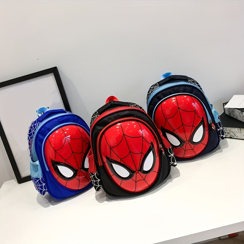 Vibrant red & blue Spider-Man hero backpack, a fun school bag for young fans.