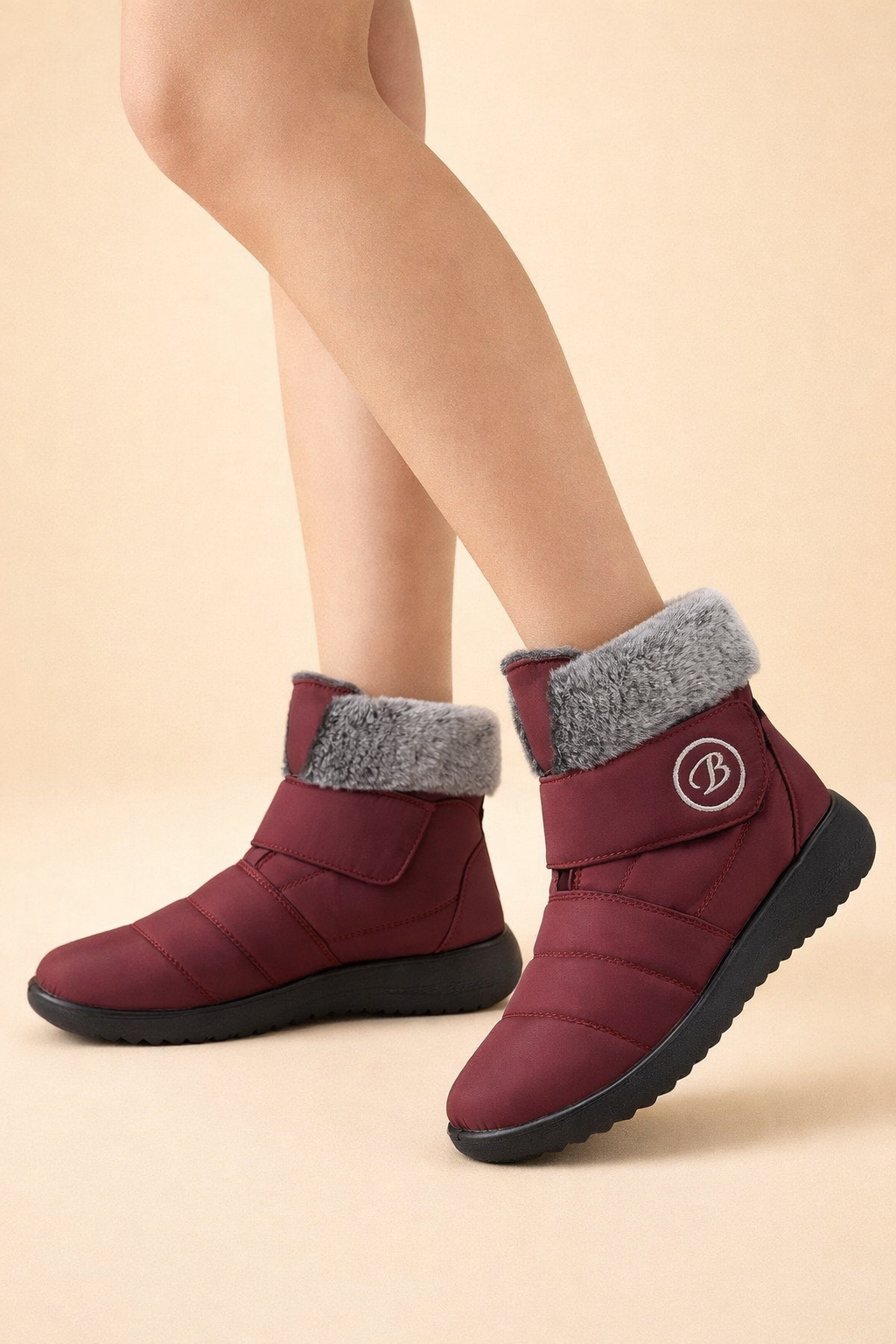 Warm & cozy Kimmy women's slip-on winter boots. Round toe waterproof design for ultimate comfort in snow & cold.