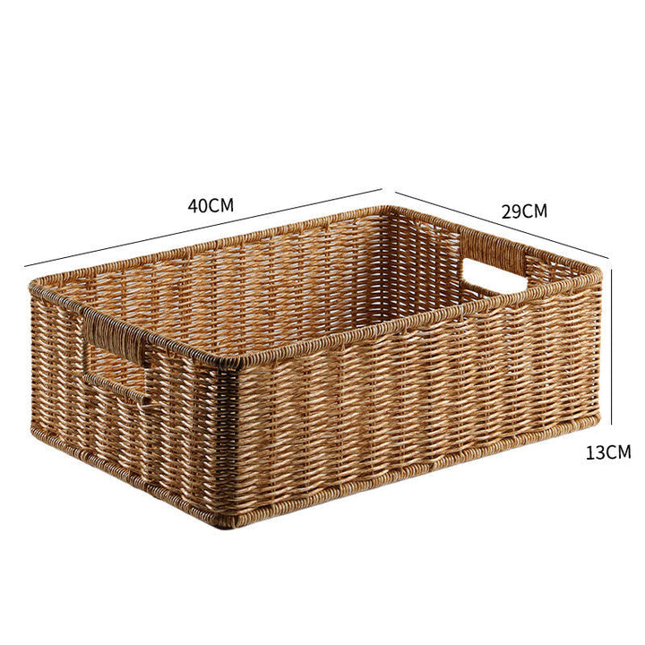 Premium handwoven natural wicker basket for a rustic home touch.