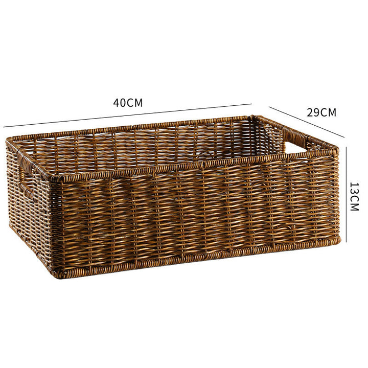 Durable handwoven wicker storage for blankets in living spaces.