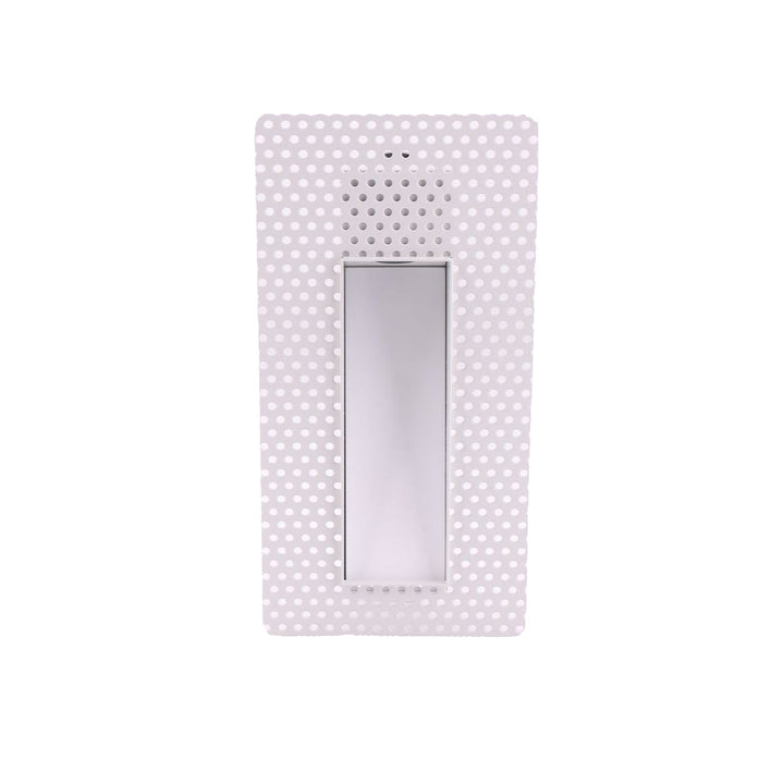 Discreet LED wall light with sensor for subtle illumination in hallways.