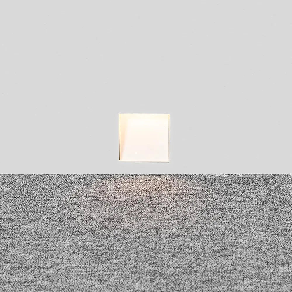 Modern indoor LED wall light with motion detection for hallways & stairs.