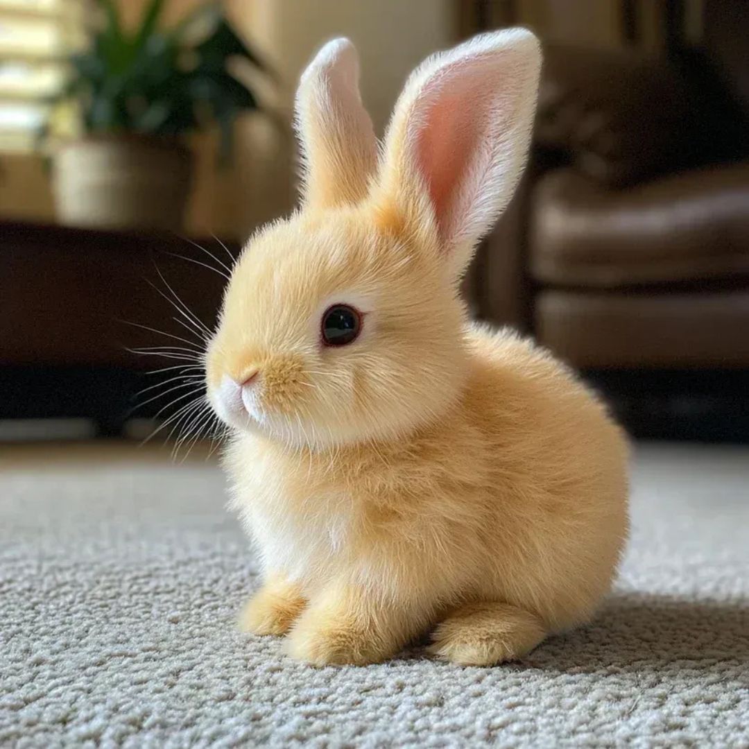 Premium lifelike interactive plush bunny, a soft cuddly animal companion and engaging toy for kids.