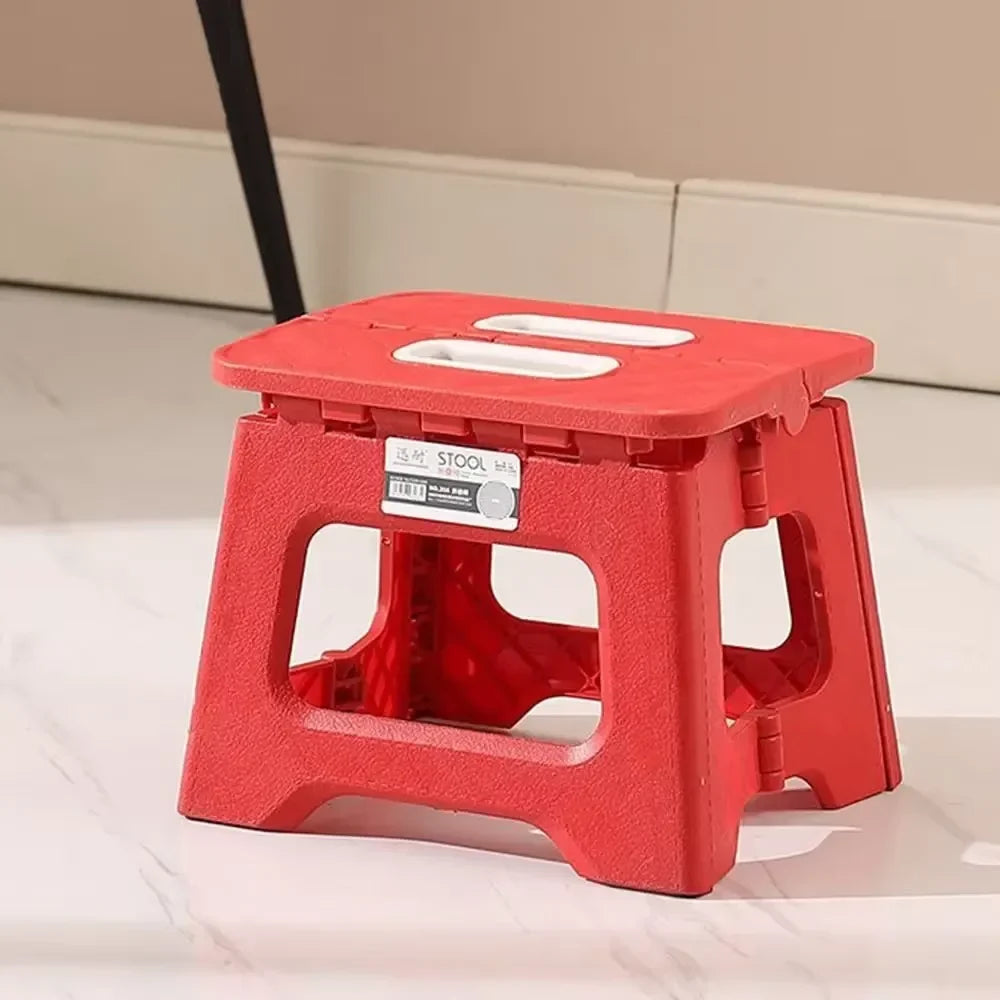 Essential folding step stool, non-slip base ensures safety for kitchen and home reach.