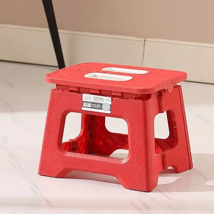 Essential folding step stool, non-slip base ensures safety for kitchen and home reach.