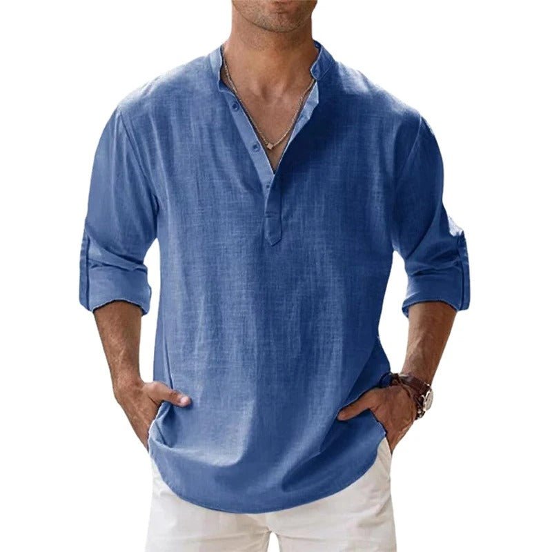 Lightweight men's casual shirt for everyday wear. Stylish & comfortable summer top, perfect for relaxed fashion.